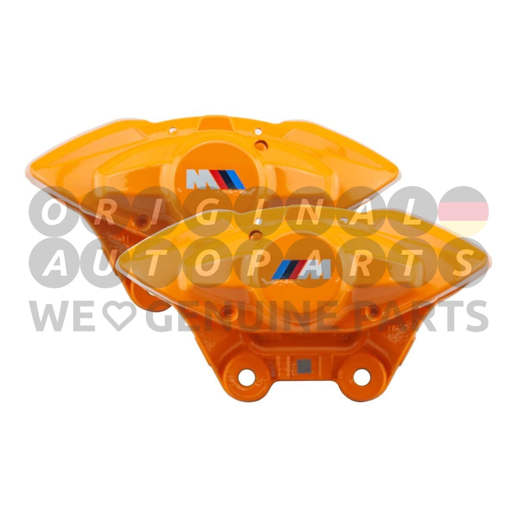 Genuine BMW M Performance Brake Caliper Set rear 2-Piston orange 34206855485 34206855486