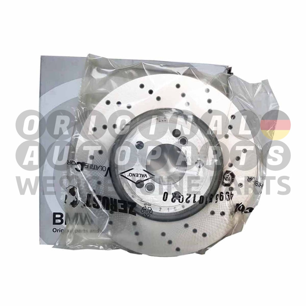 Genuine BMW M Brake Disc Rotor rear right 1' E82 M Coupe 3' M3 E90 E92 E93 34212283804