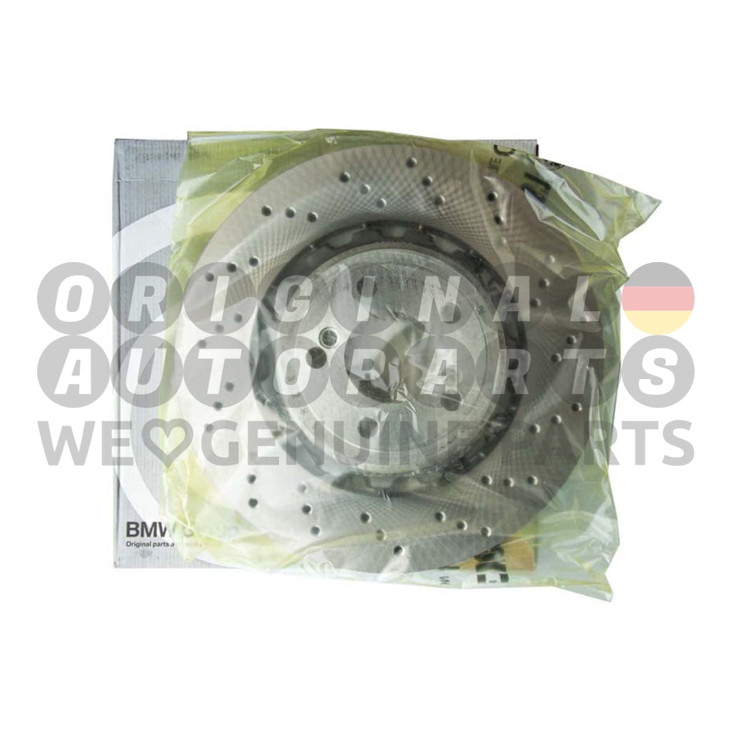 Genuine BMW M Brake Disc Rotor rear left 370x24mm M2 F87 M3 F80 M4 F82 F83 34212284811